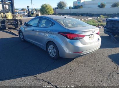 2016 HYUNDAI ELANTRA SE Silver  Gasoline 5NPDH4AE8GH693246 photo #4