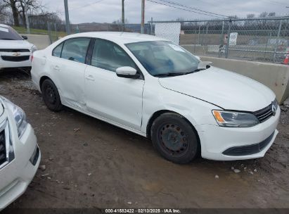 2013 VOLKSWAGEN JETTA 2.5L SE White  Gasoline 3VWDX7AJ2DM221872 photo #1