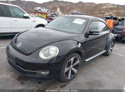 2012 VOLKSWAGEN BEETLE 2.0T TURBO Black  Gasoline 3VWVA7AT9CM626598 photo #3