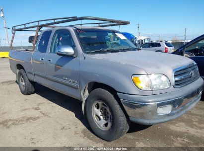 2000 TOYOTA TUNDRA SR5 V8 Silver  Gasoline 5TBRT3419YS054661 photo #1