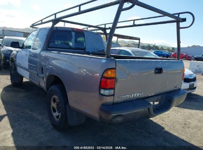 2000 TOYOTA TUNDRA SR5 V8 Silver  Gasoline 5TBRT3419YS054661 photo #4