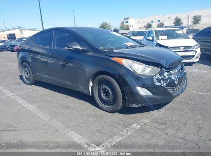 2013 HYUNDAI ELANTRA LIMITED Black  Gasoline KMHDH4AE2DU936045 photo #1