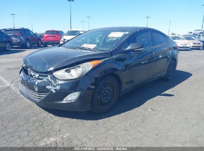 2013 HYUNDAI ELANTRA LIMITED Black  Gasoline KMHDH4AE2DU936045 photo #3