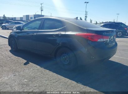 2013 HYUNDAI ELANTRA LIMITED Black  Gasoline KMHDH4AE2DU936045 photo #4