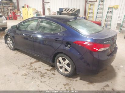 2012 HYUNDAI ELANTRA GLS Blue  Gasoline 5NPDH4AE6CH065177 photo #4