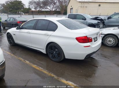 2013 BMW 550I White  Gasoline WBAFR9C5XDDX80676 photo #4