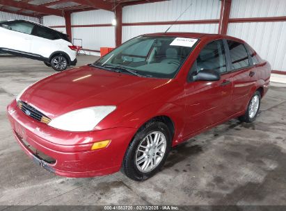 2000 FORD FOCUS ZTS Red  Gasoline 1FAHP3835YW197115 photo #3