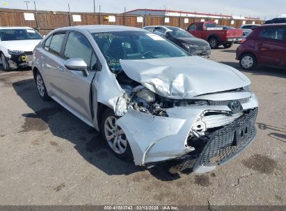 2021 TOYOTA COROLLA LE Silver  Gasoline 5YFEPMAE6MP261700 photo #1