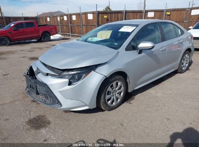 2021 TOYOTA COROLLA LE Silver  Gasoline 5YFEPMAE6MP261700 photo #3