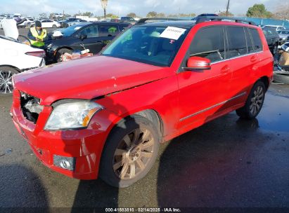 2012 MERCEDES-BENZ GLK 350 Red  Gasoline WDCGG5GB5CF749337 photo #3