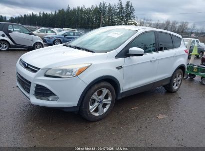 2014 FORD ESCAPE SE White  Gasoline 1FMCU9GX3EUE27791 photo #3