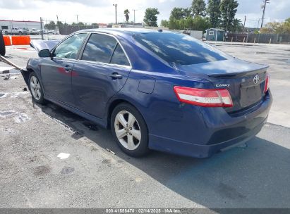 2011 TOYOTA CAMRY SE Blue  Gasoline 4T1BF3EK6BU582678 photo #4