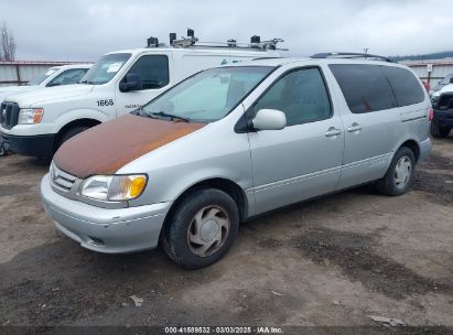 2002 TOYOTA SIENNA LE Gray  Gasoline 4T3ZF13C62U433628 photo #3