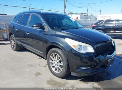 2015 BUICK ENCLAVE LEATHER Black  Gasoline 5GAKRBKDXFJ163608 photo #1