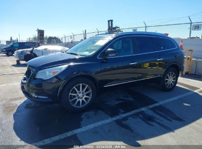 2015 BUICK ENCLAVE LEATHER Black  Gasoline 5GAKRBKDXFJ163608 photo #3