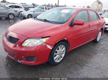 2009 TOYOTA COROLLA LE Red  Gasoline JTDBL40E79J001768 photo #3