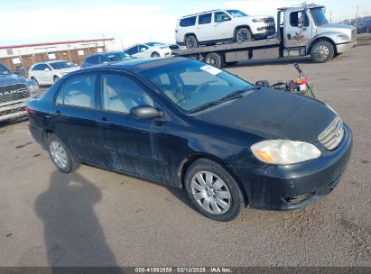 2003 TOYOTA COROLLA LE Black  Gasoline 1NXBR38E33Z190269 photo #1