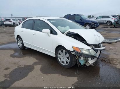 2008 HONDA CIVIC LX White  Gasoline 2HGFA16528H347502 photo #1