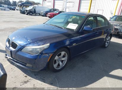 2008 BMW 528I Dark Blue  Gasoline WBANU53548C112936 photo #3