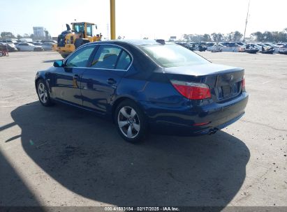 2008 BMW 528I Dark Blue  Gasoline WBANU53548C112936 photo #4