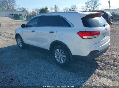 2016 KIA SORENTO 2.4L LX White  Gasoline 5XYPG4A31GG117925 photo #4