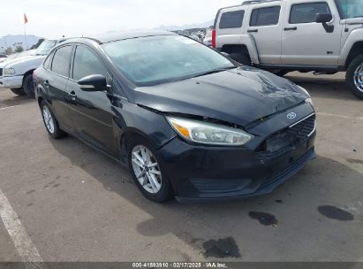 2015 FORD FOCUS SE Black  Gasoline 1FADP3F22FL369608 photo #1