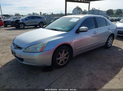 2004 HONDA ACCORD 3.0 EX Silver  Gasoline 1HGCM66594A010454 photo #3