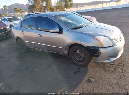 2012 NISSAN SENTRA 2.0 S Gray  Gasoline 3N1AB6APXCL759679 photo #1