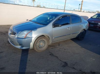 2012 NISSAN SENTRA 2.0 S Gray  Gasoline 3N1AB6APXCL759679 photo #3