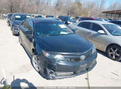 2012 TOYOTA CAMRY SE Black  Gasoline 4T1BF1FK4CU612636 photo #1