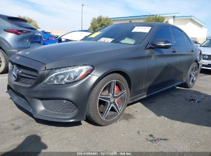 2016 MERCEDES-BENZ C 450 AMG 4MATIC Black  Gasoline 55SWF6EBXGU141867 photo #3