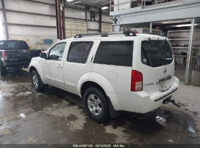 2007 NISSAN PATHFINDER S White  Gasoline 5N1AR18W57C604687 photo #4