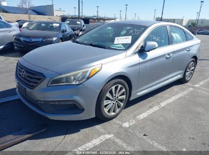 2015 HYUNDAI SONATA SPORT Silver  Gasoline 5NPE34AF1FH244906 photo #3