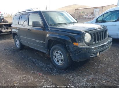 2014 JEEP PATRIOT SPORT Black  Gasoline 1C4NJRBB5ED841625 photo #1