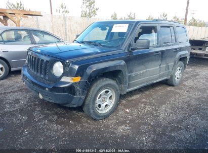 2014 JEEP PATRIOT SPORT Black  Gasoline 1C4NJRBB5ED841625 photo #3