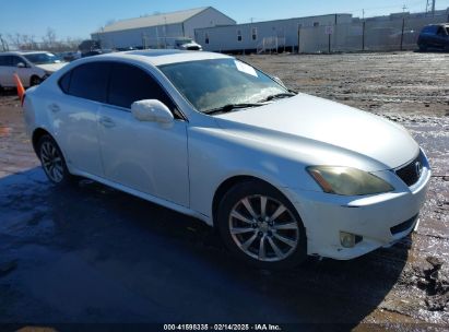 2008 LEXUS IS 250 White  gas JTHCK262982026753 photo #1