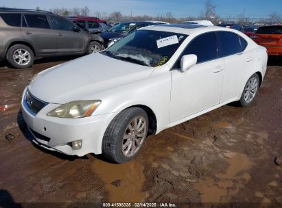 2008 LEXUS IS 250 White  gas JTHCK262982026753 photo #3