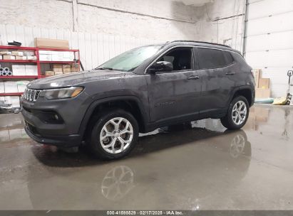 2024 JEEP COMPASS LATITUDE 4X4 Gray  Gasoline 3C4NJDBNXRT116955 photo #3