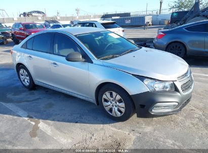 2015 CHEVROLET CRUZE LS AUTO Silver  Gasoline 1G1PA5SGXF7115751 photo #1