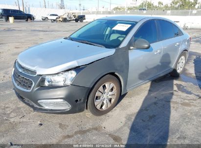 2015 CHEVROLET CRUZE LS AUTO Silver  Gasoline 1G1PA5SGXF7115751 photo #3