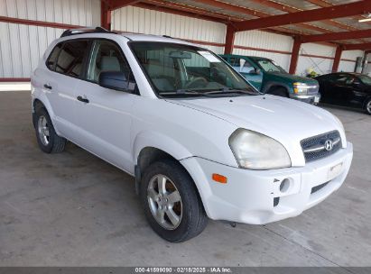 2007 HYUNDAI TUCSON GLS White  Gasoline KM8JM12B37U535402 photo #1