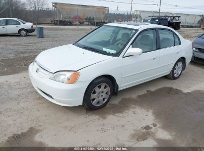 2002 HONDA CIVIC EX White  Gasoline 1HGES26762L079807 photo #3