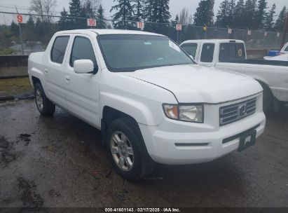 2006 HONDA RIDGELINE RTS White  Gasoline 2HJYK16496H563982 photo #1