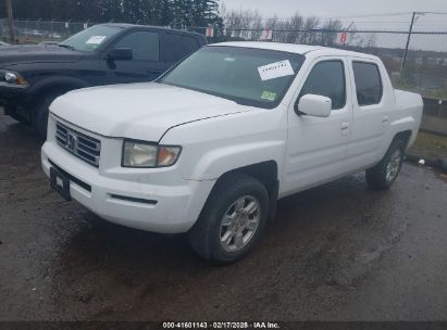 2006 HONDA RIDGELINE RTS White  Gasoline 2HJYK16496H563982 photo #3