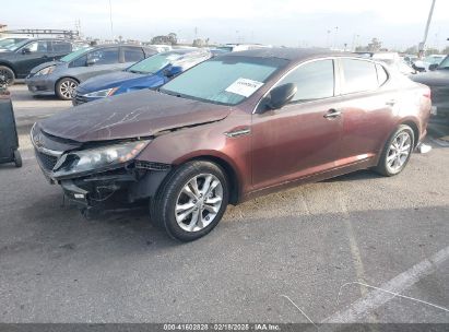 2013 KIA OPTIMA LX Maroon  Gasoline 5XXGM4A74DG114769 photo #3