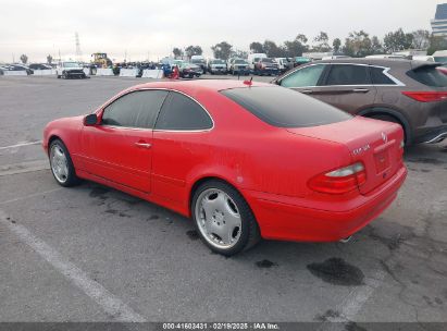 2001 MERCEDES-BENZ CLK 320 Red  Gasoline WDBLJ65G31F180395 photo #4