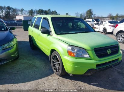 2003 HONDA PILOT EX Green  Gasoline 2HKYF18463H519057 photo #1