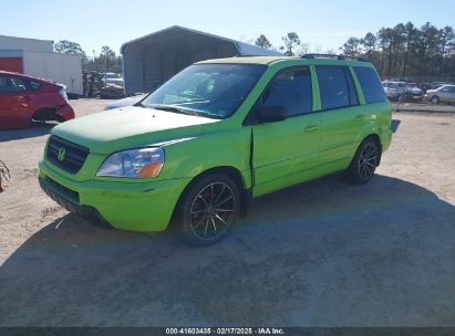 2003 HONDA PILOT EX Green  Gasoline 2HKYF18463H519057 photo #3