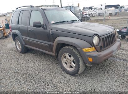 2006 JEEP LIBERTY SPORT Black  Gasoline 1J8GL48KX6W227584 photo #1