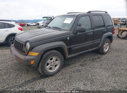 2006 JEEP LIBERTY SPORT Black  Gasoline 1J8GL48KX6W227584 photo #3